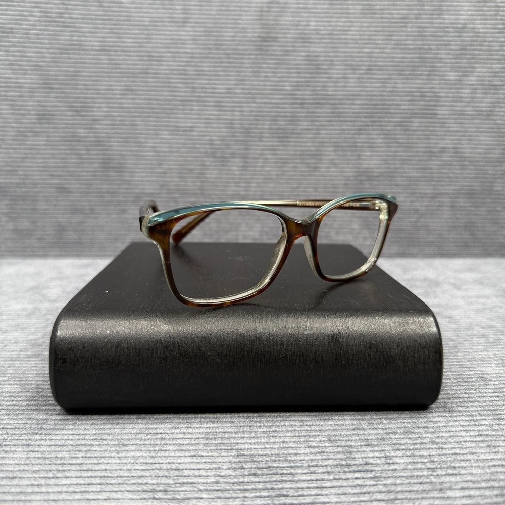 Jean Lafont Paris TATIANA 675 Teal Tortoise Cat Eye Eyeglass Frames Y2k 52-16